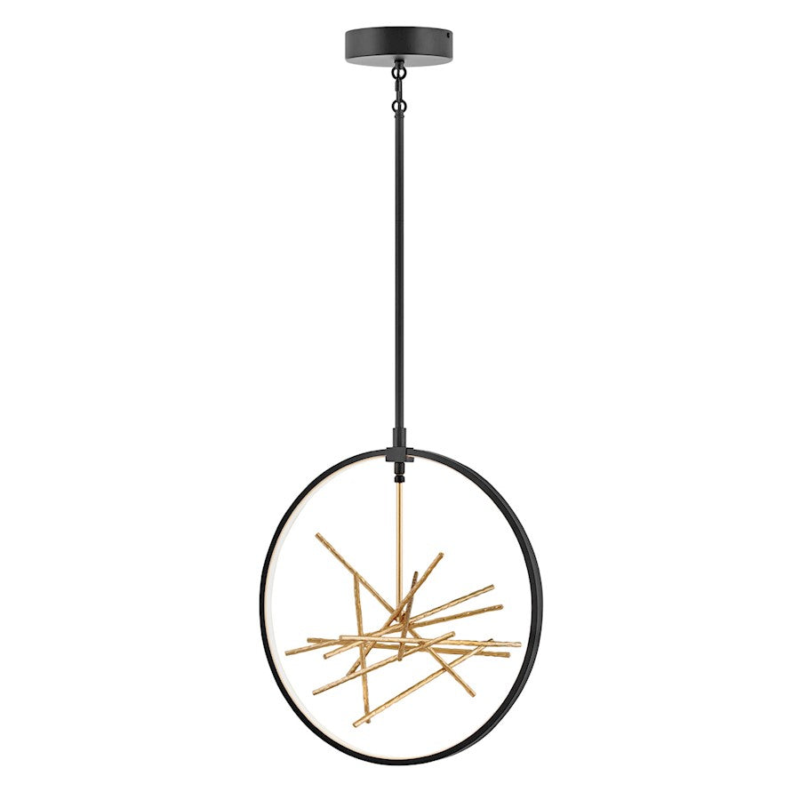 Hinkley Lighting Styx Open Frame Pendant in Black - FR46405BLK