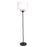 House of Troy Alpine 4 Light 65" Floor Lamp, Black/Supreme Silver - A701-BLK-SS