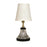 House of Troy Bryson 1 Light 12" Table Lamp, Black/Satin Brass - B207-BLK-SB