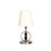 House of Troy Bryson 1 Light 12.5" Table Lamp, Black/Satin Nickel - B209-SN-BLK