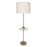 House Of Troy Brandon Floor Lamp/USB Port, Satin Nickel - BR102-SN