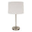 House Of Troy Brandon Table Lamp/USB Port, Satin Nickel - BR150-SN