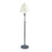 House of Troy Club 1 Light Adjustable Floor Lamp, Black - CL201-BLK