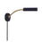 House of Troy Fusion 1 Light Swing Lamp, Navy Blue/Satin Brass - FN175-NB-SB