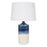 House Of Troy Scatchard Table Lamp, Decorated White Matte - GS110-DWM