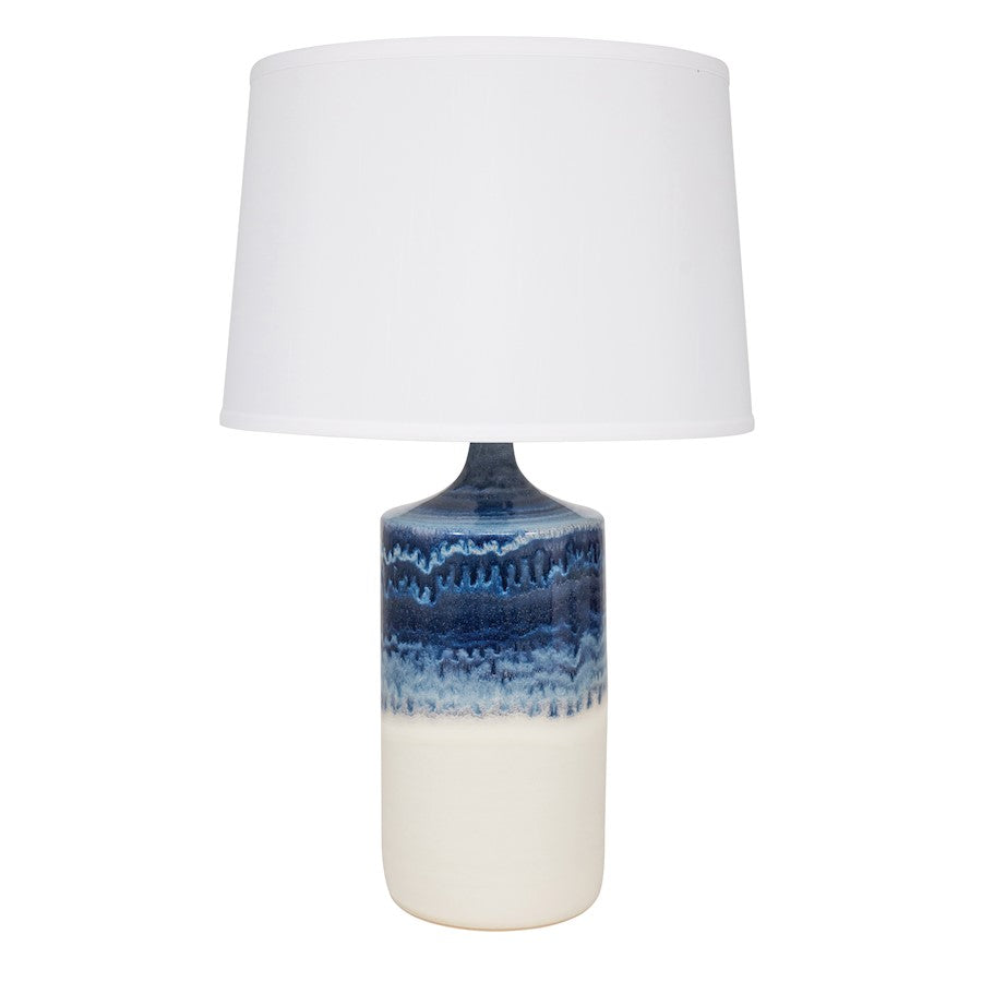 House Of Troy Scatchard Table Lamp, Decorated White Matte - GS110-DWM