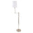 House of Troy Wolcott Floor Lamp, Polished Nickel - WOL400-PN