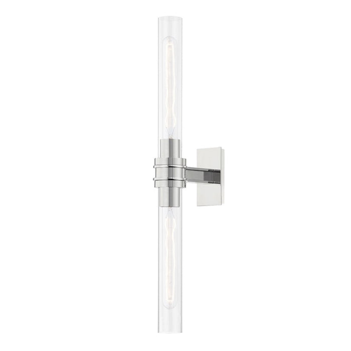 Hudson Valley Oakfield 2 Light Bath Bracket, Polished Nickel - 1042-PN