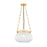 Hudson Valley Granby 1 Light 13" Pendant, Aged Brass/Clear - 1113-AGB