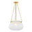 Hudson Valley Granby 1 Light 17" Pendant, Aged Brass/Clear - 1117-AGB