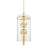 Hudson Valley Baxter 8 Light Pendant, Aged Brass with Clear Glass - 1308-AGB