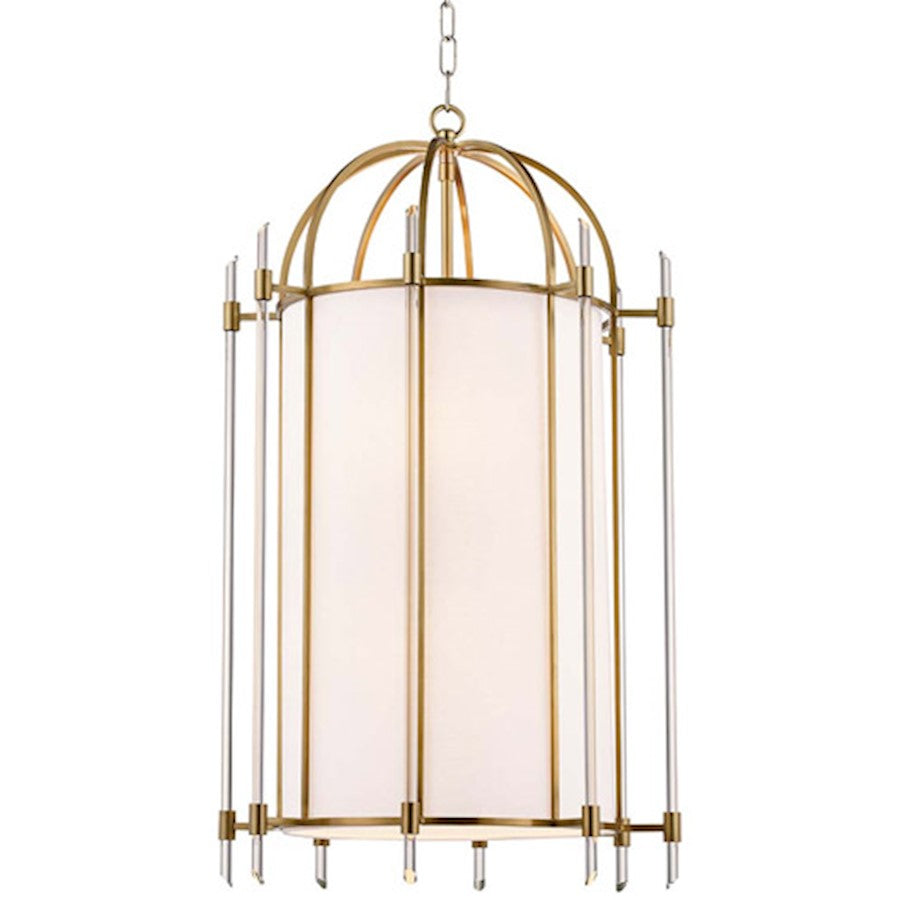 Hudson Valley Delancey 8 Light Pendant, Aged Brass - 1519-AGB