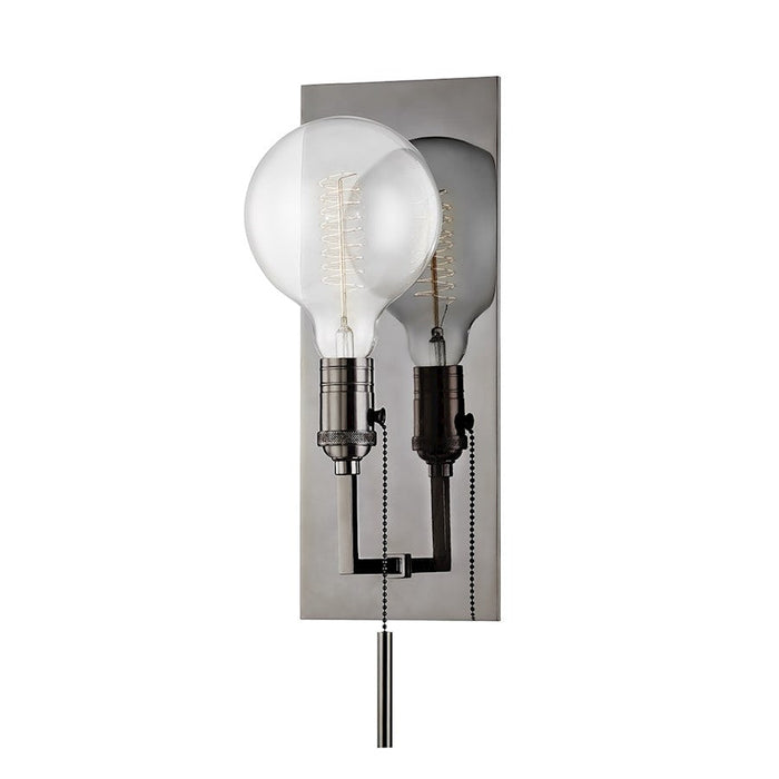 Hudson Valley Kramer 1 Light Wall Sconce, Black Nickel - 1651