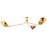 Hudson Valley Avondale 3 Light Semi Flush in Aged Brass - 1753-AGB
