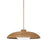 Hudson Valley Delano 1 Light 13" Pendant, Vintage Gold Leaf/Natural - 1923-VGL