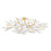 Hudson Valley Marabec 12 Light Semi Flush, Gold Leaf/White Plaster - 2248-VGL-WP