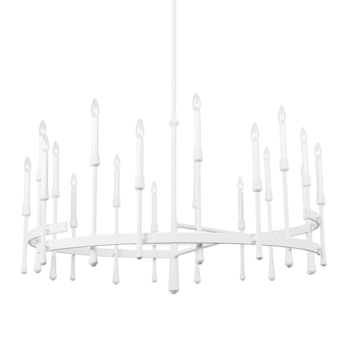 Hudson Valley Hathaway 18 Light Chandelier in White Plaster - 2252-WP