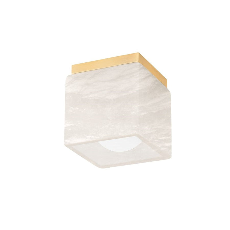 Hudson Valley Budnick 1 Light Bath Bracket In Aged Brass/Opal Matte