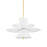 Hudson Valley Esperance 2 Light Pendant, Aged Brass/White - 2630-AGB