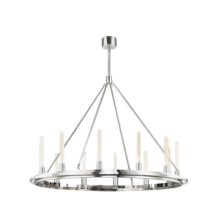 Hudson Valley Chambers 12 Light Pendant in Polished Nickel - 2745-PN