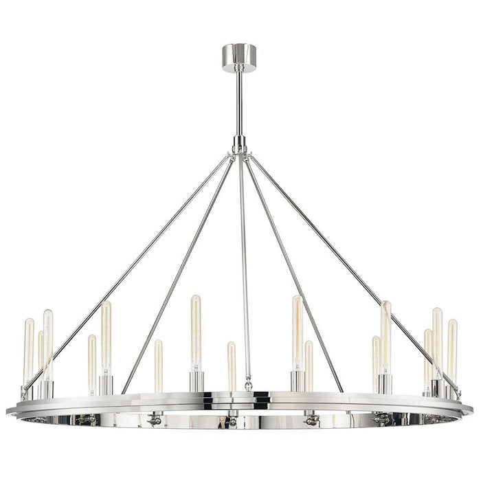 Hudson Valley Chambers 15 Light Pendant in Polished Nickel - 2758-PN