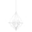 Hudson Valley Haines 4 Light Small Pendant, White Plaster - 3117-WP