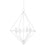 Hudson Valley Haines 4 Light Medium Pendant, White Plaster - 3129-WP