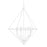 Hudson Valley Haines 8 Light Large Pendant, White Plaster - 3140-WP