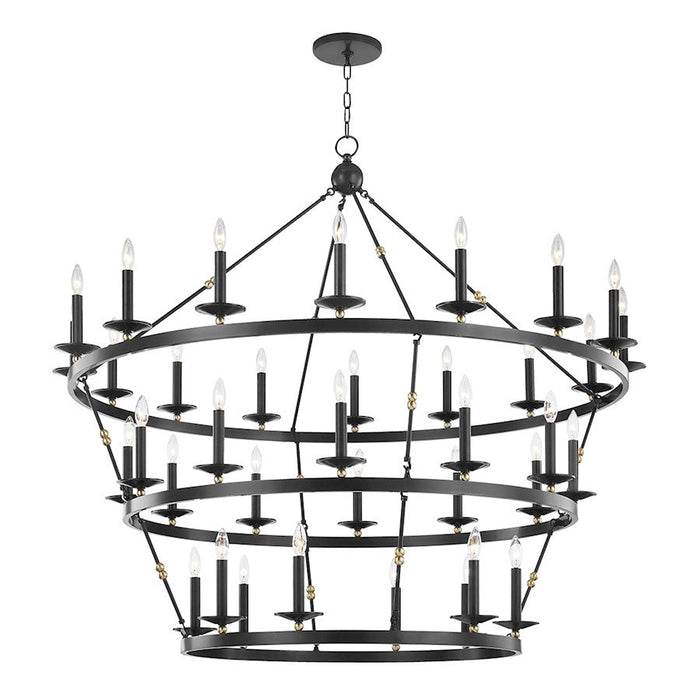 Hudson Valley Allendale 36-Light Chandelier, Aged Old Bronze - 3258-AOB