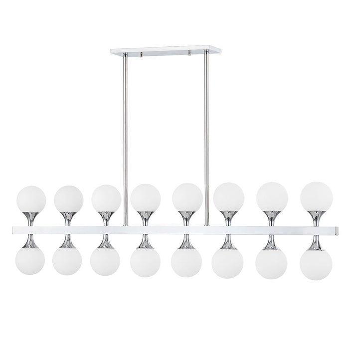 Hudson Lighting Astoria 16 Light Island Light, Polished Chrome - 3350-PC