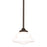 Hudson Valley Petersburg 1 Light Pendant, Old Bronze/Opal Glossy - 3409-OB