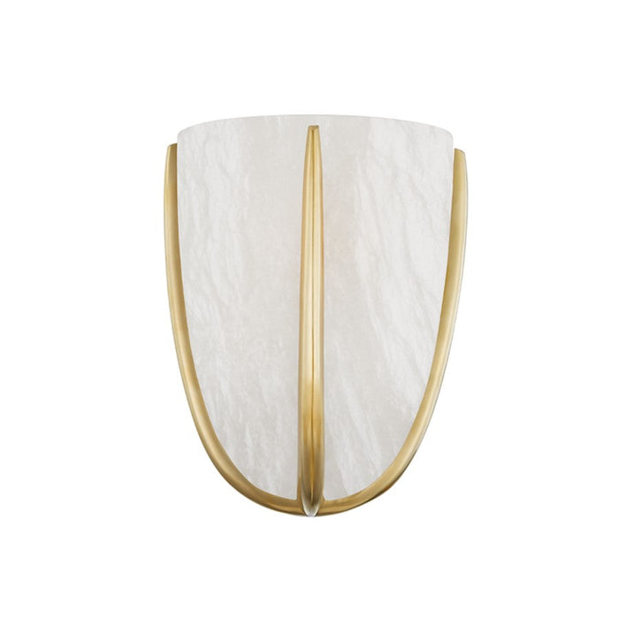 Hudson Valley Wheatley 1 Light Wall Sconce, Aged Brass - 3500-AGB