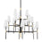 Hudson Lighting Bowery 15 Light Chandelier, Aged Old Bronze/White - 3748-AOB