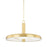 Hudson Valley Reynolds 1 Light 17" Pendant, Aged Brass - 3828-AGB