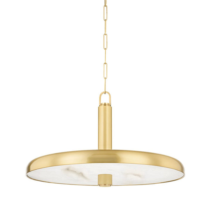 Hudson Valley Reynolds 1 Light 17" Pendant, Aged Brass - 3828-AGB