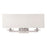 Hudson Valley Montauk 3 Light Wall Sconce, Satin Nickel/Off White - 393-SN