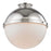 Hudson Valley Latham 1 Light 14" Flush Mount, Polished Nickel - 4015-PN