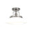 Hudson Valley Beacon 1 Light Semi Flush, Satin Nickel/Opal Glossy - 4205-SN