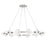 Hudson Valley Austen 12 Light Chandelier, Polished Nickel/White - 4240-PN