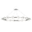 Hudson Valley Austen 18 Light Chandelier, Polished Nickel/White - 4258-PN