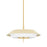 Hudson Valley Westport 4Lt Pendant, Aged Brass/Sand/Opal Matte - 4304-AGB-SSD