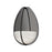 Hudson Valley Lloyd 1 Light Wall Sconce, Black Nickel/White - 4309-BLNK