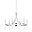 Hudson Valley Gates 6 Light Chandelier, Polished Nickel - 4327-PN