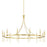 Hudson Valley Gates 12 Light Chandelier, Aged Brass - 4351-AGB