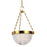 Hudson Valley Winfield 2 Light Pendant, Brass/Clear Pressed Prismatic - 4413-AGB