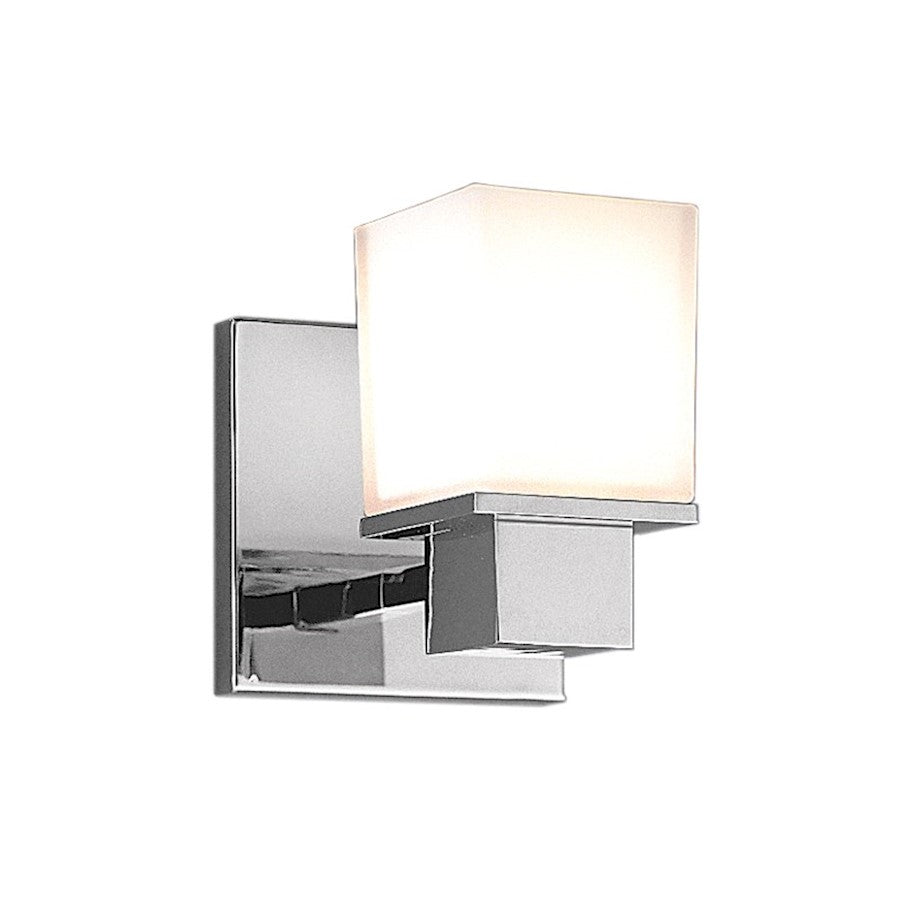 Hudson Valley Milford 1 Light Bath Bracket, Polished Nickel - 4441-PN