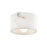 Hudson Valley Loris 1 Light Flush/Sconce, Nickel/White Alabaster - 4500-ALA-PN