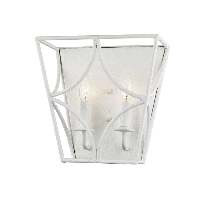 Hudson Valley Green Point 2 Light Wall Sconce in White Plaster - 4800-WP