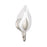 Hudson Valley Blossom 1 Light Wall Sconce, Silver Leaf/Clear - 4801-SL