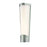 Hudson Valley Park Slope 1 Light Wall Sconce, Polished Nickel/White - 5016-PN